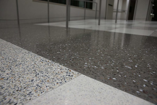 Epoxy terrazzo